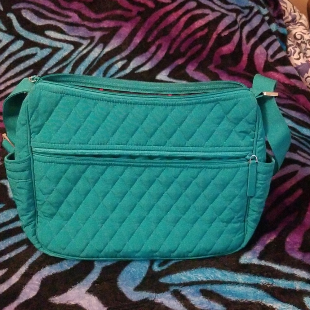 Vera Bradley On the Go Crossbody Teal